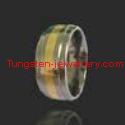 Free gold tungsten ring