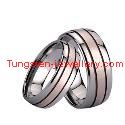 Free gold tungsten ring