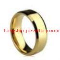 Gold tungsten engaged ring