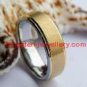 High quality gold plated tungsten ring