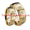 High quality gold tungsten band