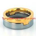 Free Gold Plated Tungsten wedding Rings