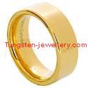 Gold Plated Tungsten Carbide Rings