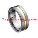 Gold Plated Tungsten Bands