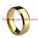 High Quality Gold Plated Tungsten Rings