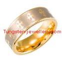 High Quality Gold Plated Tungsten Engaged Rings