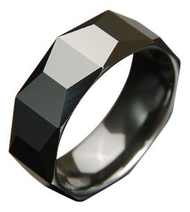 black tungsten rings