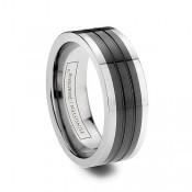 tungsten zwart ringen