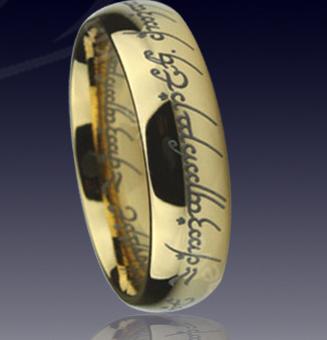 gold plated tungsten rings