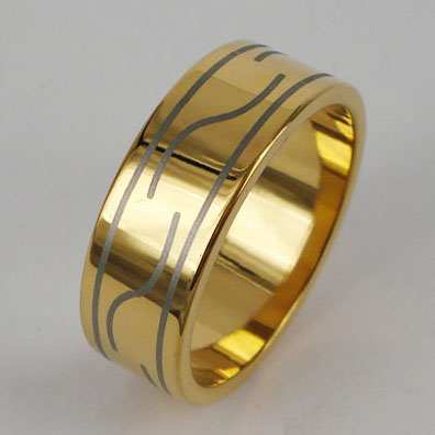 tungsten gold rings