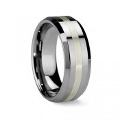 tungsten inlay rings