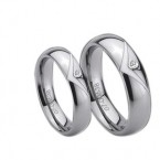 tungstênio anéis de casamento